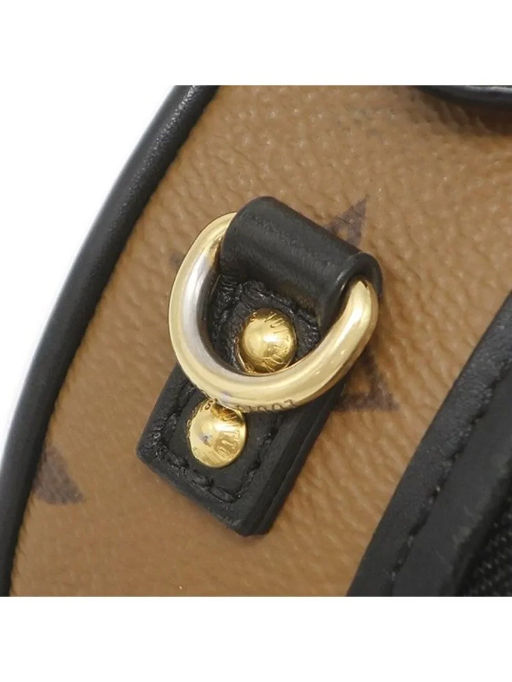 Louis Vuitton Shoulder Bag Mini Boite Chapeau Leather Monogram Reverse Canvas
